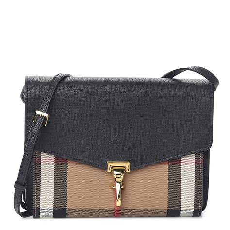 BURBERRY Derby Calfskin House Check Small Macken 